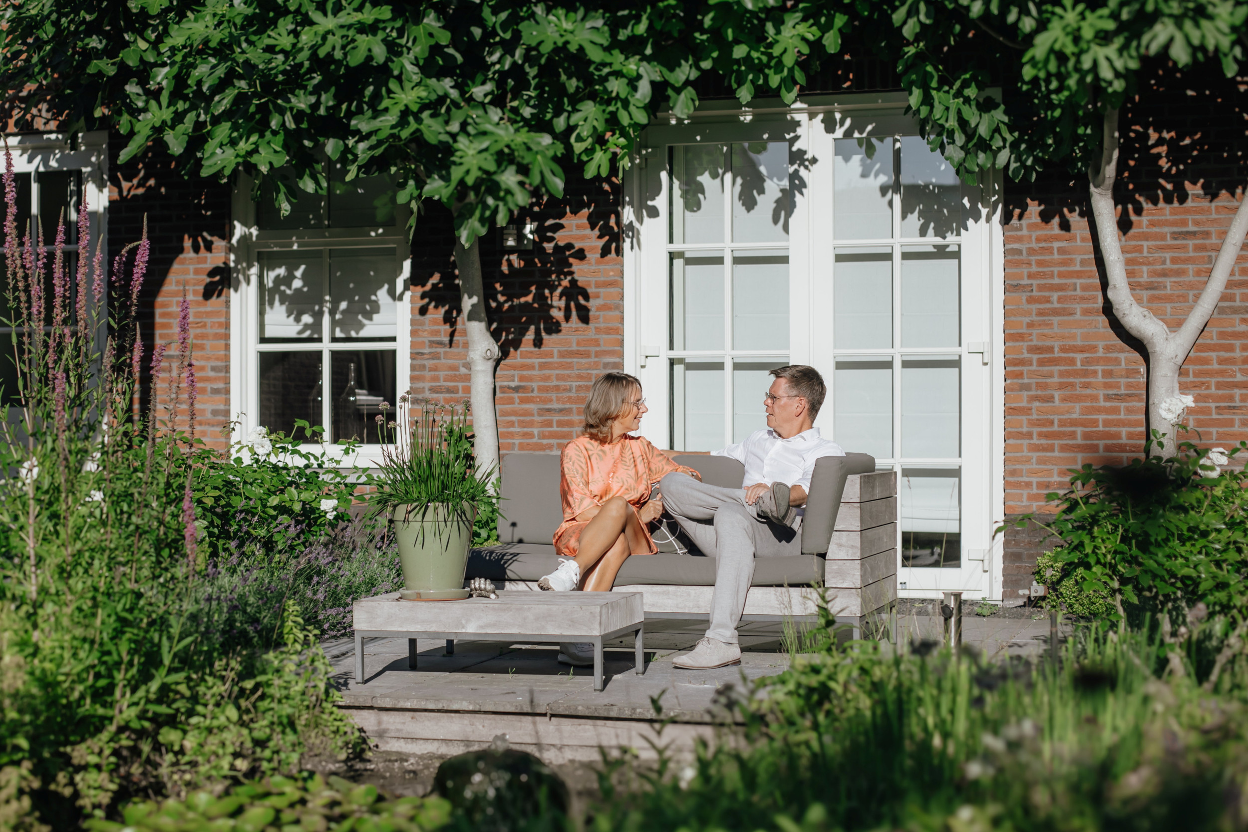 Het echtpaar Marinus en Corine Schroevers. Beeld Willemiene Smits 