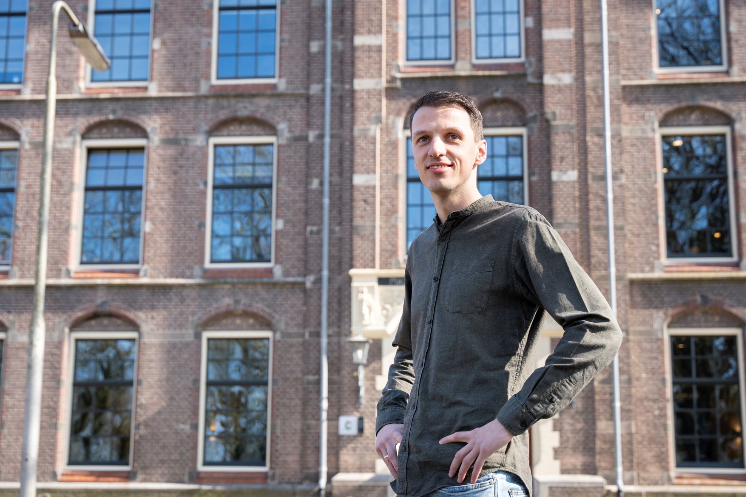 Koos-jan de Jager, historicus en docent onderzoeksjournalistiek aan de CHE. beeld Niek Stam