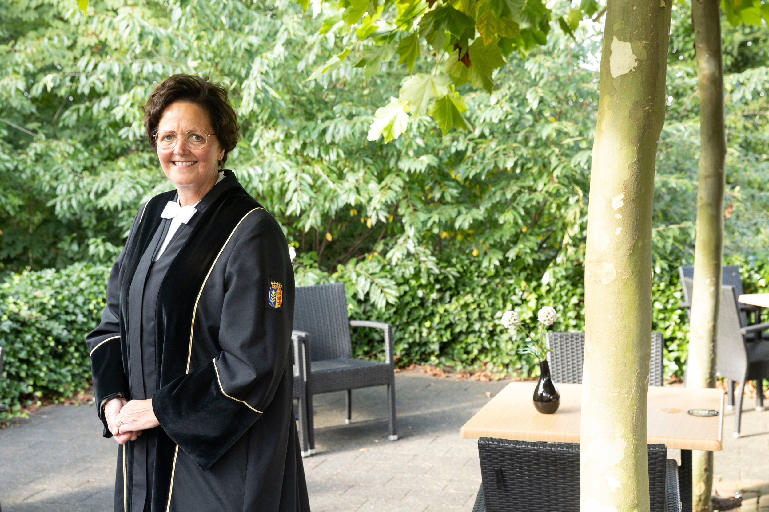 Ambtenaar van de burgelijke stand Jenny Voortman. _Beeld Anton Dommerholt_