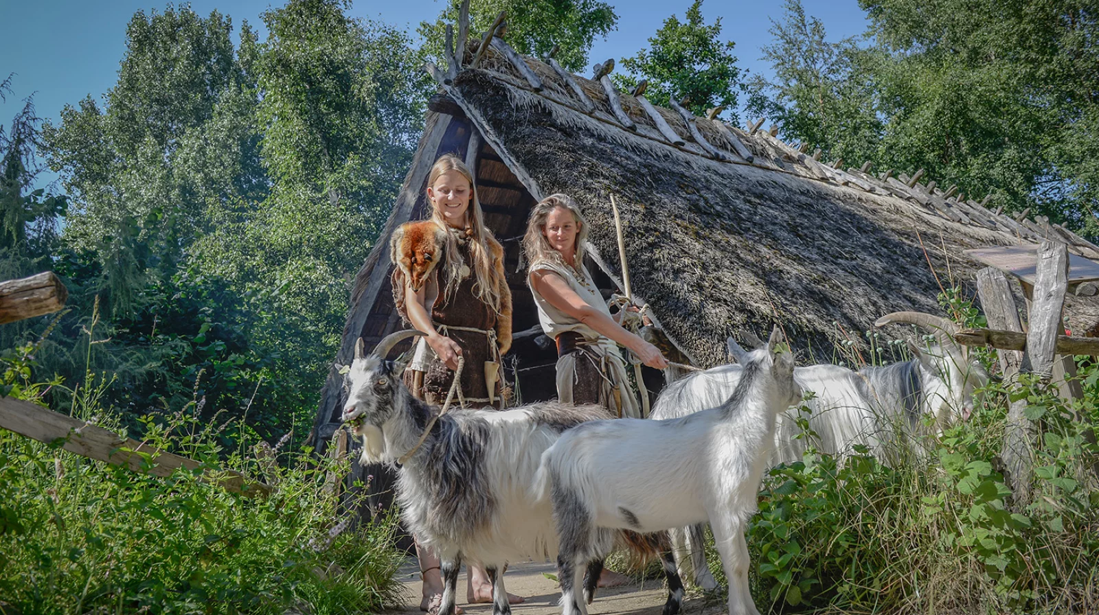 Ervaar hoe het leven was in de prehistorie in Museumpark Archeon
