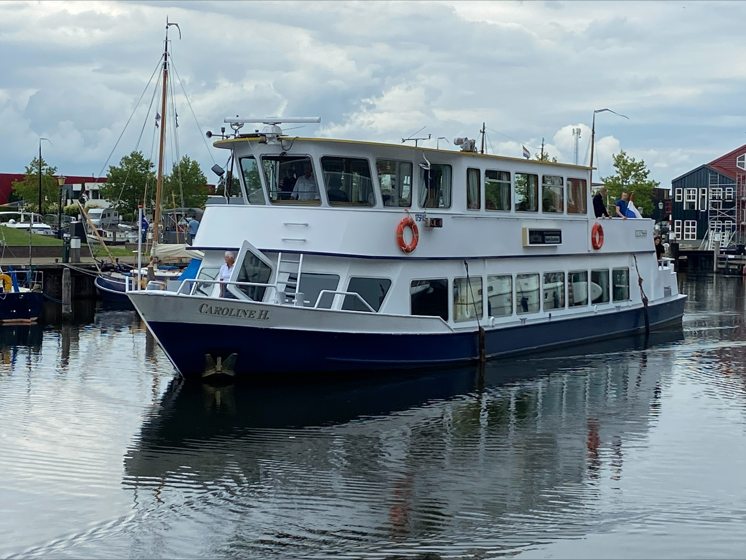 Scheep in voor een mooie rondvaart op het Veluwemeer