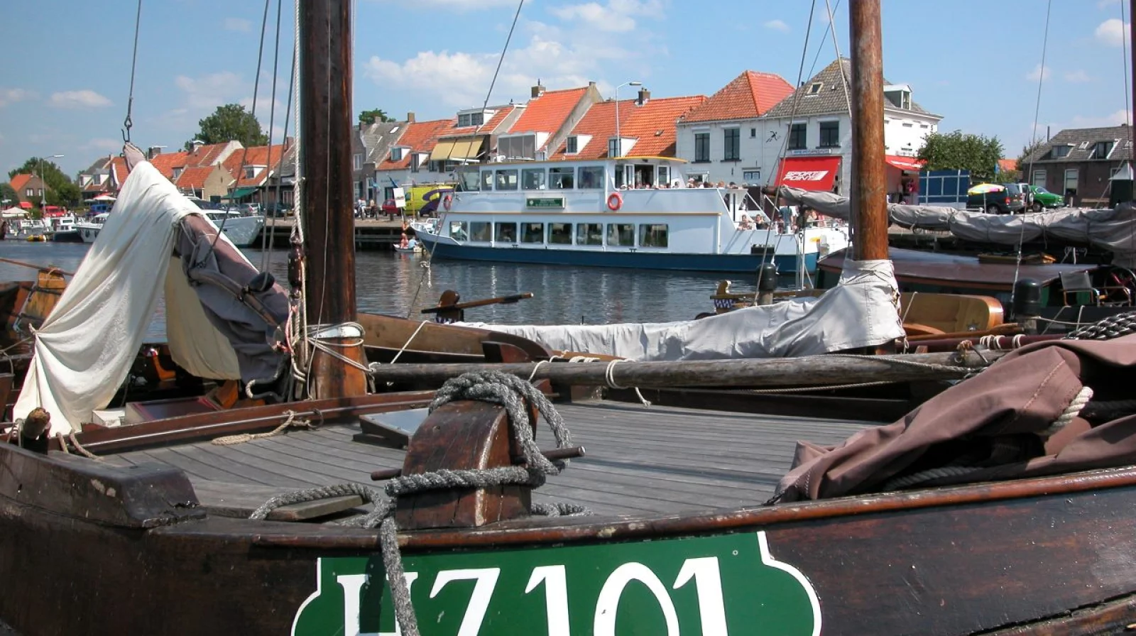 Scheep in voor een mooie rondvaart op het Veluwemeer